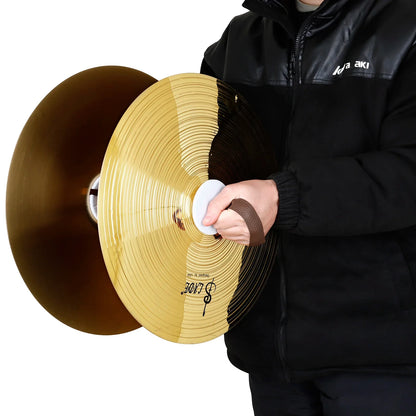 SLADE cymbale militaire cymbale de marche 1 paire cymbales à main 14/16/18/20 pouces ensemble de batterie cymbale accessoires d'instruments de Percussion
