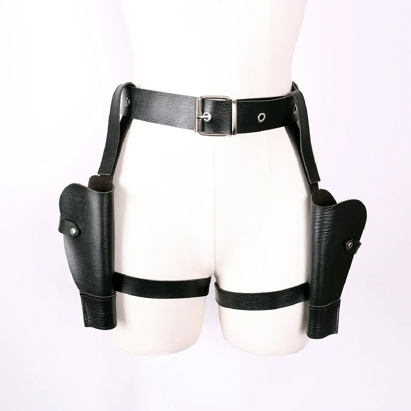 Ceinture de cosplay de police ChimTomb Raider Lara Croft, étui de cow-boy occidental, accessoires de jeu de plis, accessoires, 2024