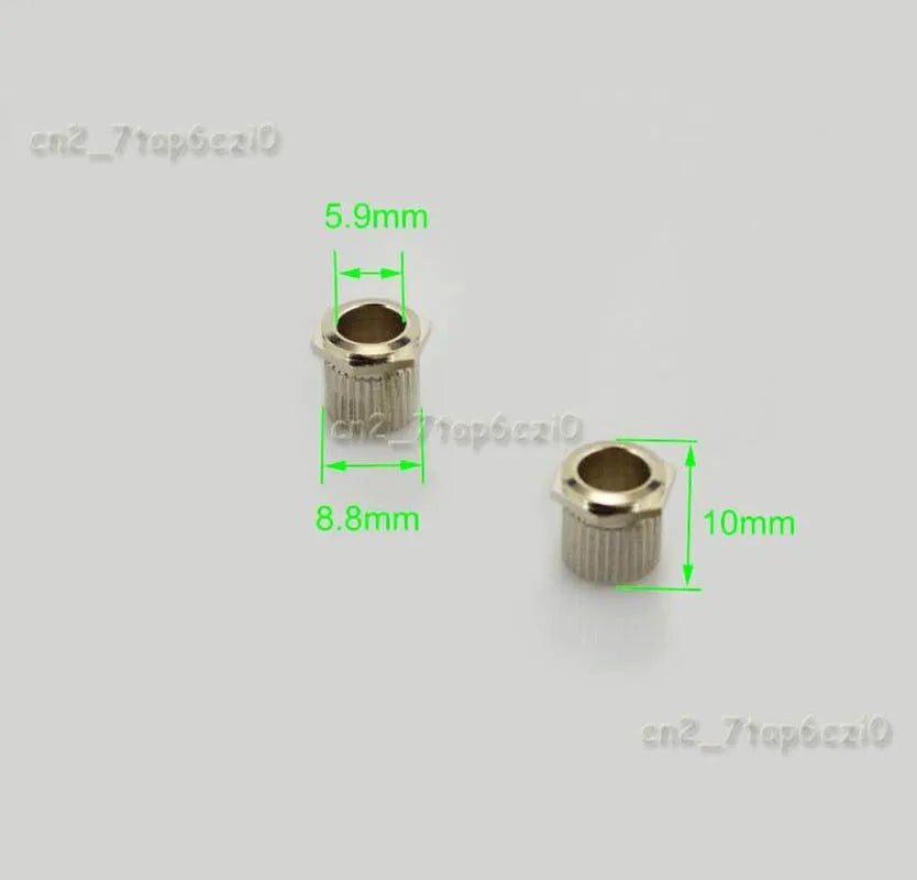Tête de machine pour guitare acoustique, style ouvert, cheville de réglage en Nickel Guild 3R3L, 6 pièces