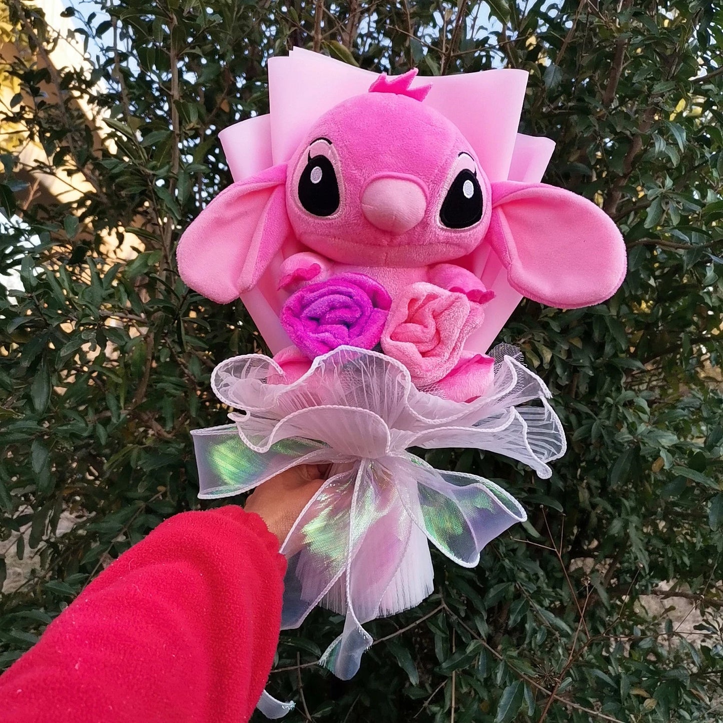 Anime Lilo and Stitch Bouquet Cartoon Stuffed Plush Doll Toy Animals Valentine's Day Christmas Birthday Wedding Party Gifts