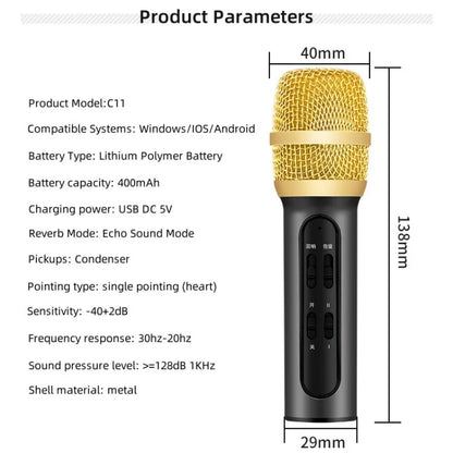 Wireless Bluetooth Karaoke Microphone, Portable Mini Handheld Mic Speaker for All Smartphones,Gifts for Girls Kids All Age