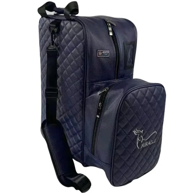 Nouveau sac d'équipement équestre professionnel Sac de transport pour bottes d'équitation Portable Durable Sac à dos en PU avec compartiment pour casque
