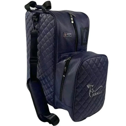 Nouveau sac d'équipement équestre professionnel Sac de transport pour bottes d'équitation Portable Durable Sac à dos en PU avec compartiment pour casque