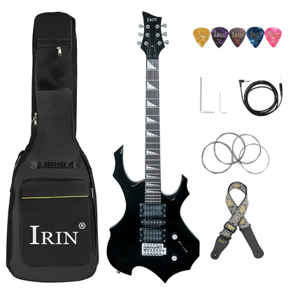 IRIN 6 cordes guitare électrique 24 frettes corps d'érable guitare électrique Guitarra avec sangle de sac pièces et accessoires de guitare nécessaires