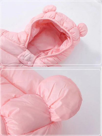 Enfants Garçons Bébé Vestes Légères à Capuche en Duvet Vêtements d'Extérieur Chauds Automne Enfants Filles Manteaux Imprimé Dinosaure Dessin Animé Vêtements Décontractés
