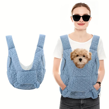 Sac à dos portable pour animaux de compagnie pour chats et chiens, respirant et confortable, porte-voyage en plein air pour petits et moyens animaux de compagnie.