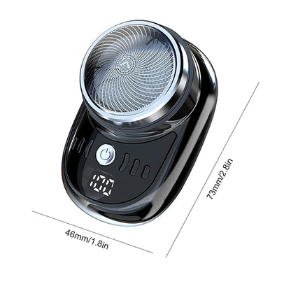 Mini Afeitadora Eléctrica De Viaje Para Hombre, Máquina De Afeitar Con Carga USB, Lavable, Para Barba Y Cara, Tama?o De Bolsil