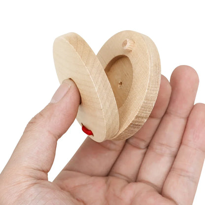 Orff Soundboard en bois pour enfants, cadeaux éducatifs de musique précoce pour garçons et filles, castagnettes, rythme