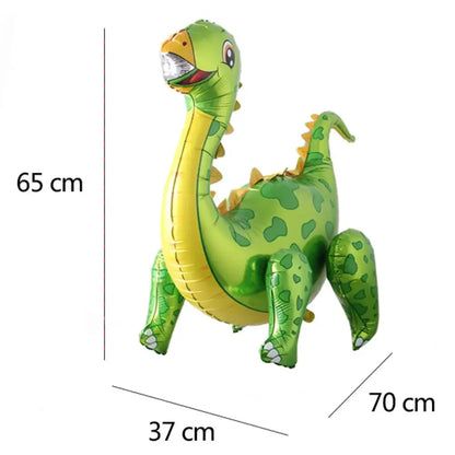 3D Self standing Dinosaur Tyrannosaurus Animal Balloons for Birthday Party Baby Shower Decoration Kit Inflatable Party Supplies