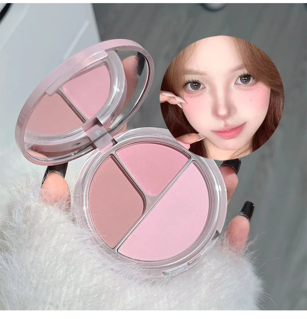 ART VALUE Coffrets de maquillage 7 pièces comprenant 3 couleurs de rouge à lèvres mat, 1 poudre pressée, 1 fard à joues, 1 palette de fards à paupières, 1 collier, coffrets de maquillage beauté