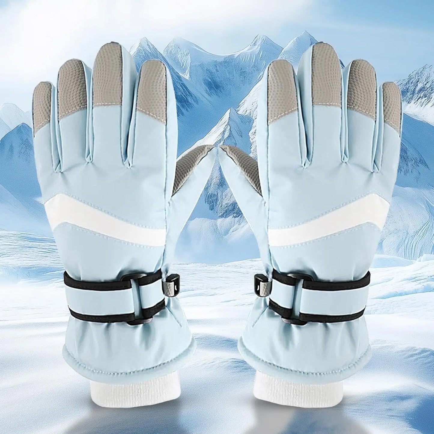 Gants de Ski d'hiver pour enfants, robustes, chauds, coupe-vent, pour Sports de plein air, garçons et filles, pour 3-14 ans