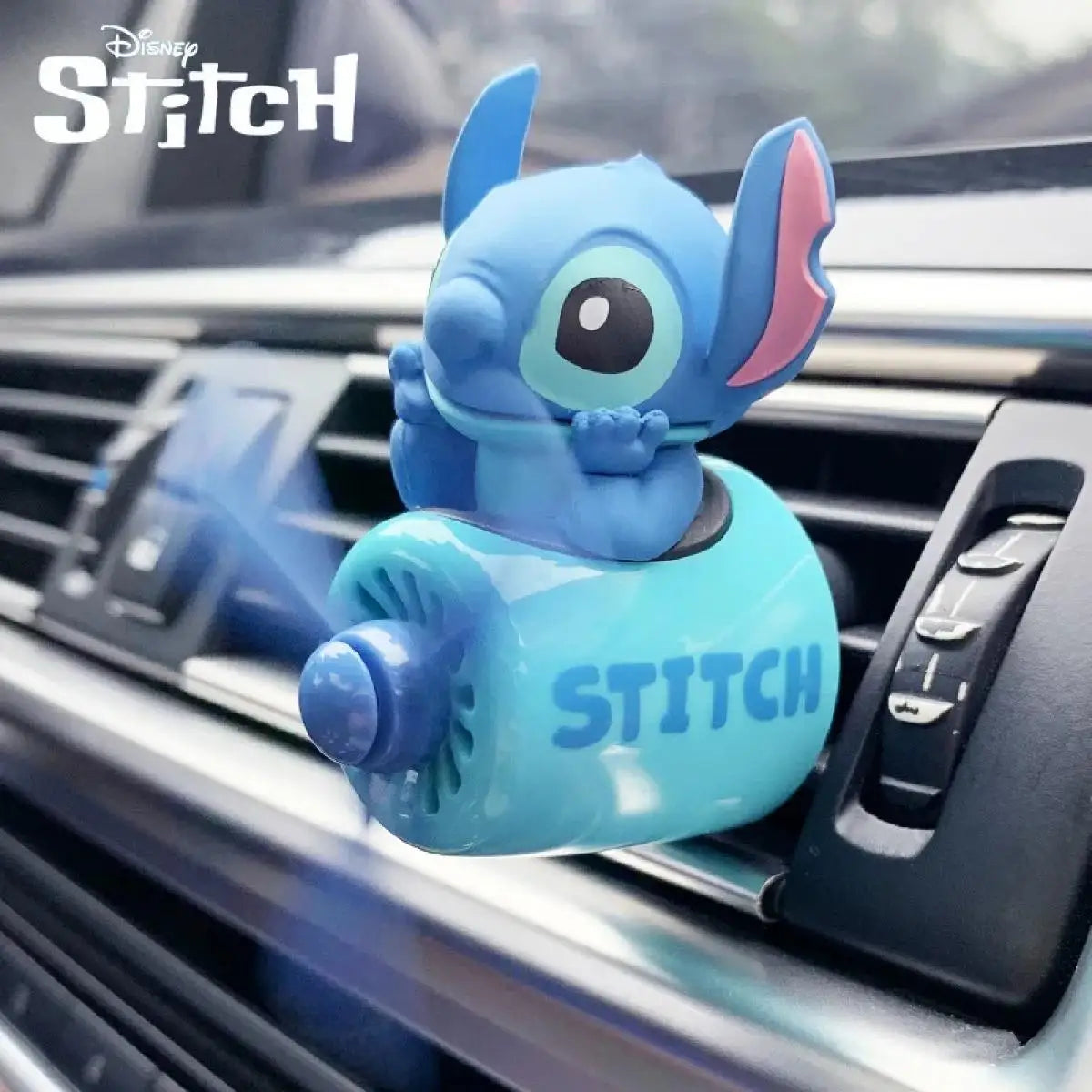 Stitch Air Freshener Car Perfum Kawaii Propeller Outlet Vent Fresheners Perfume Suitable for Car Interior Decoration