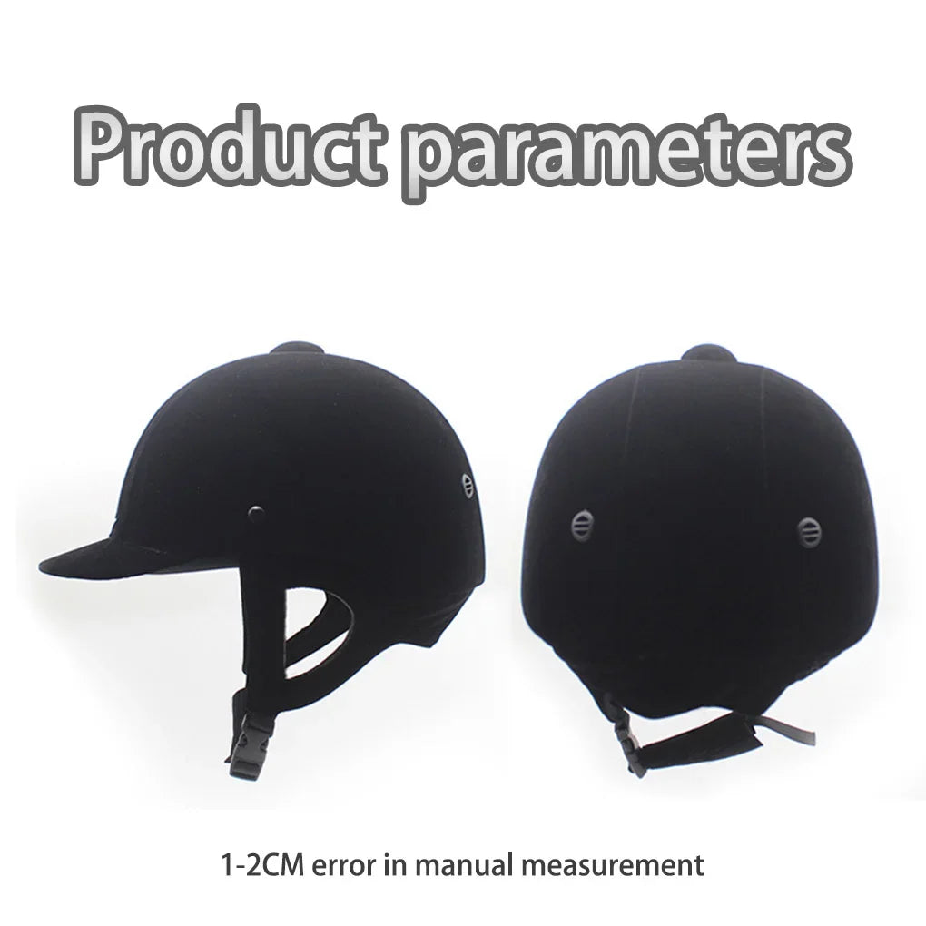Equestrian Horse Riding Helmet Breathable Durable Half Cover Unisex Rider Outdoor Sports Adjustable Guard Children S