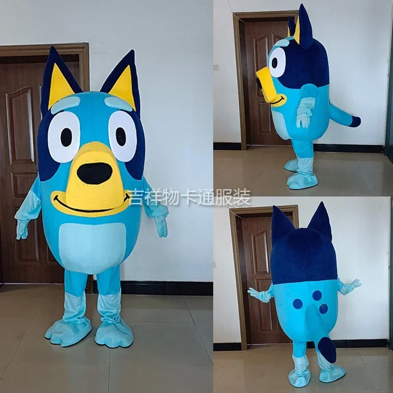 Costume de poupée de dessin animé Dog, 1:1, pour adulte, marche, cosplay, performance, activité, accessoires