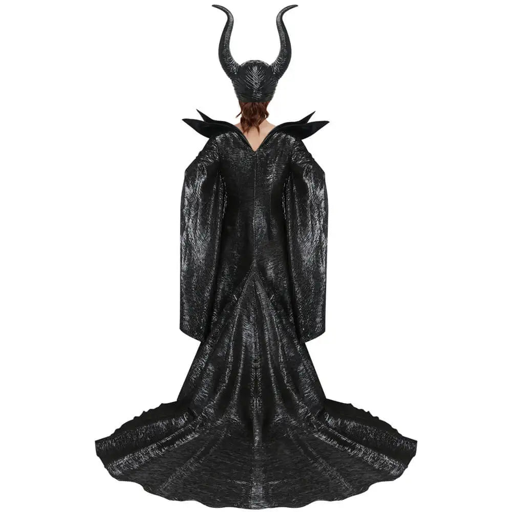 Angelina Jolie Costume Helmet Movie Mistress of Evil Cosplay Costume Women Halloween Outfits Party Suit