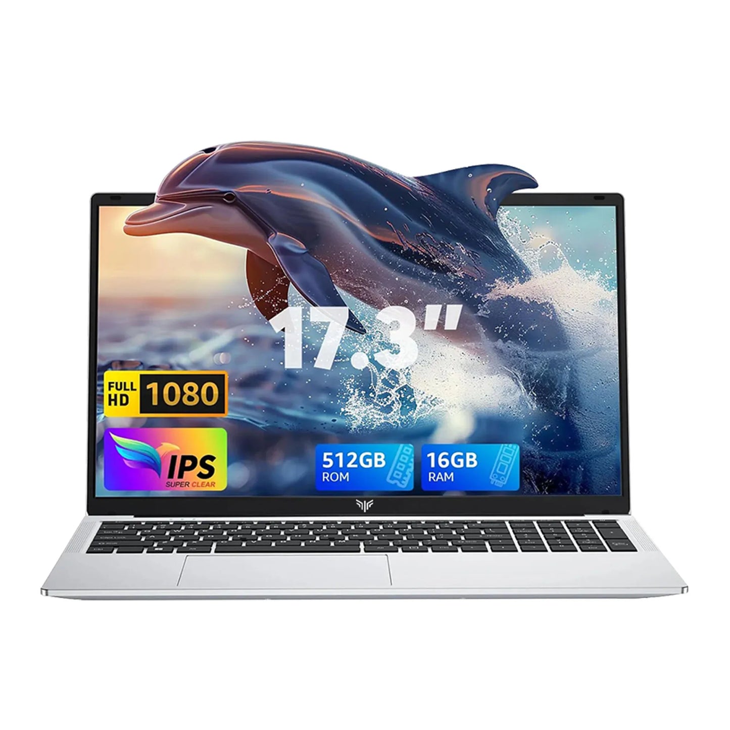 ACEMAGIC Ordinateur portable 17,3" FHD Intel Alder Lake N97 16 Go RAM 512 Go SSD Windows 11 Pro PC portable convertible à 180° Wifi5 BT5.0