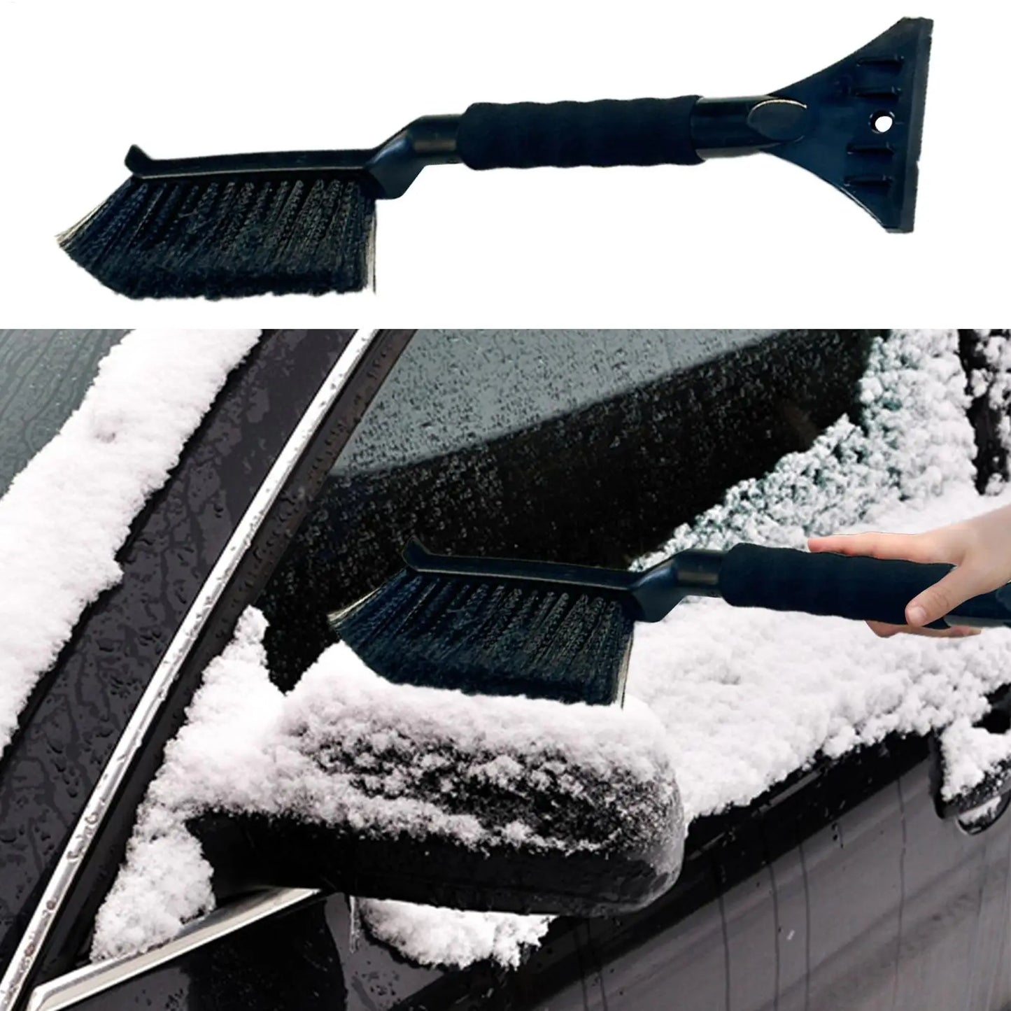 Ice Scrapers for Car Windshield, Ice and Snow Scraper, Ergonomic Foam Handle, Car Window Snow Cleaner, Ice Scraper