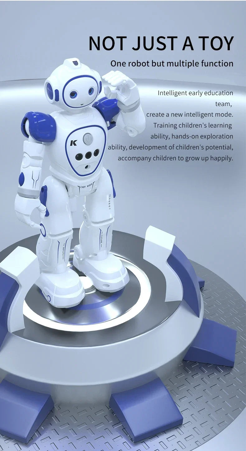 JJRC Rc Robot enfants Intelligent télécommande Robots jouets programmés électrique détection de geste Machine de danse enfants cadeau de noël