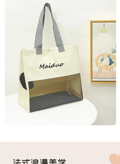 Sac à dos de transport pour animaux de compagnie, respirant et léger, pour chien, sac à dos pour chat, sac à main d'extérieur portable à une épaule