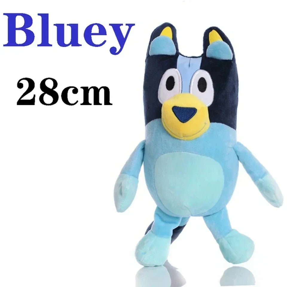 HOT SALE Bluey Dog Bingo Family Plush Toy Cartoon Dog Soft Stuffed Animals Dolls Birthday Christmas Gifts Family Blue-Y Bingo!