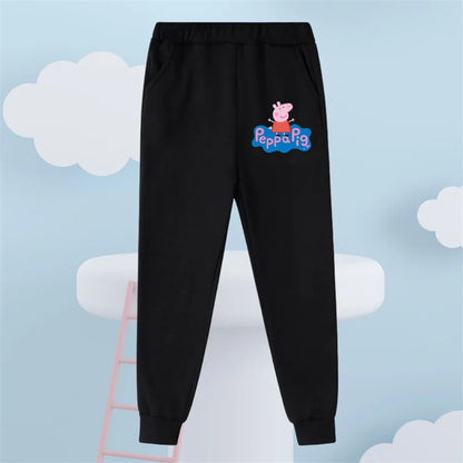 Sweat à capuche zippé Peppa Pig pour enfants, style dessin animé, pour garçons et filles de 3 à 14 ans