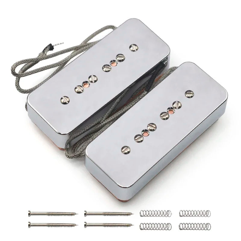 Alnico 5 aimant P90 Style micro double bobine micro silencieux Humbucker 6K/9K pour guitare électrique