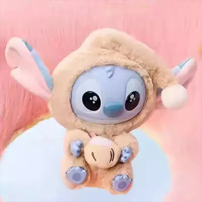 2025 New Stitch Eat Some Thing Before Sleep Series Vinyl Blind Box Bag Pendant Cute Plush Doll Mystery Box Toy Surprise Gifts