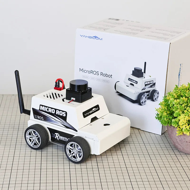 Micro ROS dos Robot Voiture ROS2-Humble PC Machine Virtuelle Système AI Lidar SLAM Cartographie Navigation DIY Kit Électronique