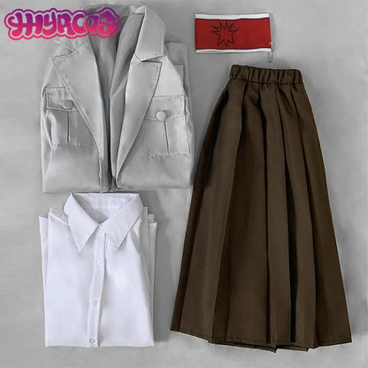 Anime L'Attaque des Titans Veste Costume Cosplay Eldien Unité Guerrière Veste Pieck Shingeki No Kyojin Robe Eldienne Militaire de Mahr