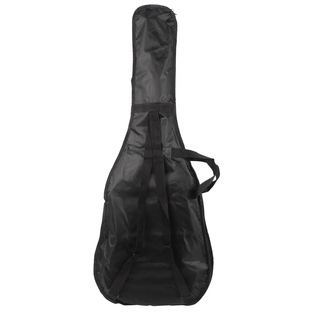 Guitare électrique à touche en palissandre noir/blanc