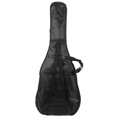 Guitare électrique à touche en palissandre noir/blanc