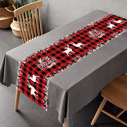 Chemin de Table de Noël, Décoration pour la Maison, Couverture de Nappe, Ornement, Cadeaux, ixdu Nouvel An, 2023