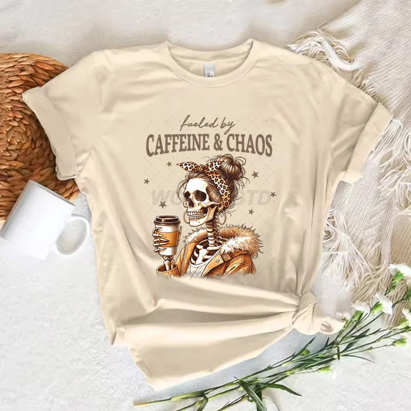 T-shirts Cowgirl Femme Été Manches Courtes T-shirt Drôle Fête des Mères Vêtements Rétro Harajuku Cowgirl Mode Tops Décontractés