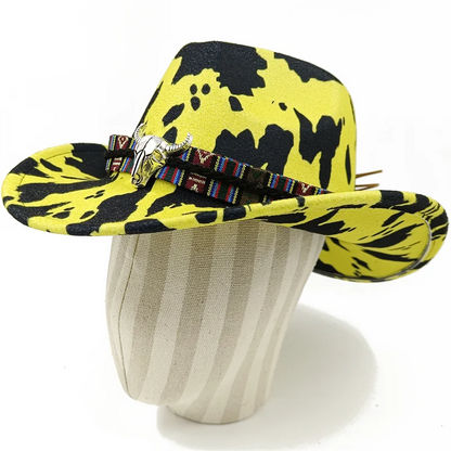 Chapeau de cowboy divers accessoires chapeau de cowboy monochrome en feutre chapeau d'extérieur homme et femme chapeau de cavalier chapeau femme