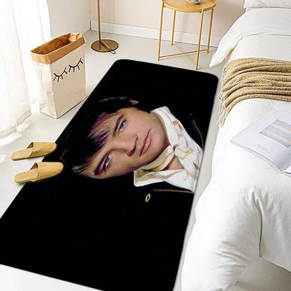 Rug for Bedroom E-Elvis Room Decorating Items Bathroom House Entrance Mat Living Room Floor Carpet Home Decorations Bathmat