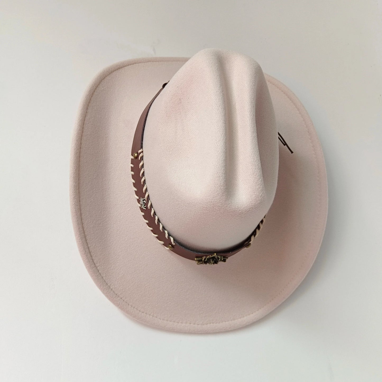 Chapeau de cowboy occidental à large bord pour homme, casquettes d'église Everche, Fascinateur vintage, chapeau de cowgirl jazz, zones bre, nouveau, 9cm