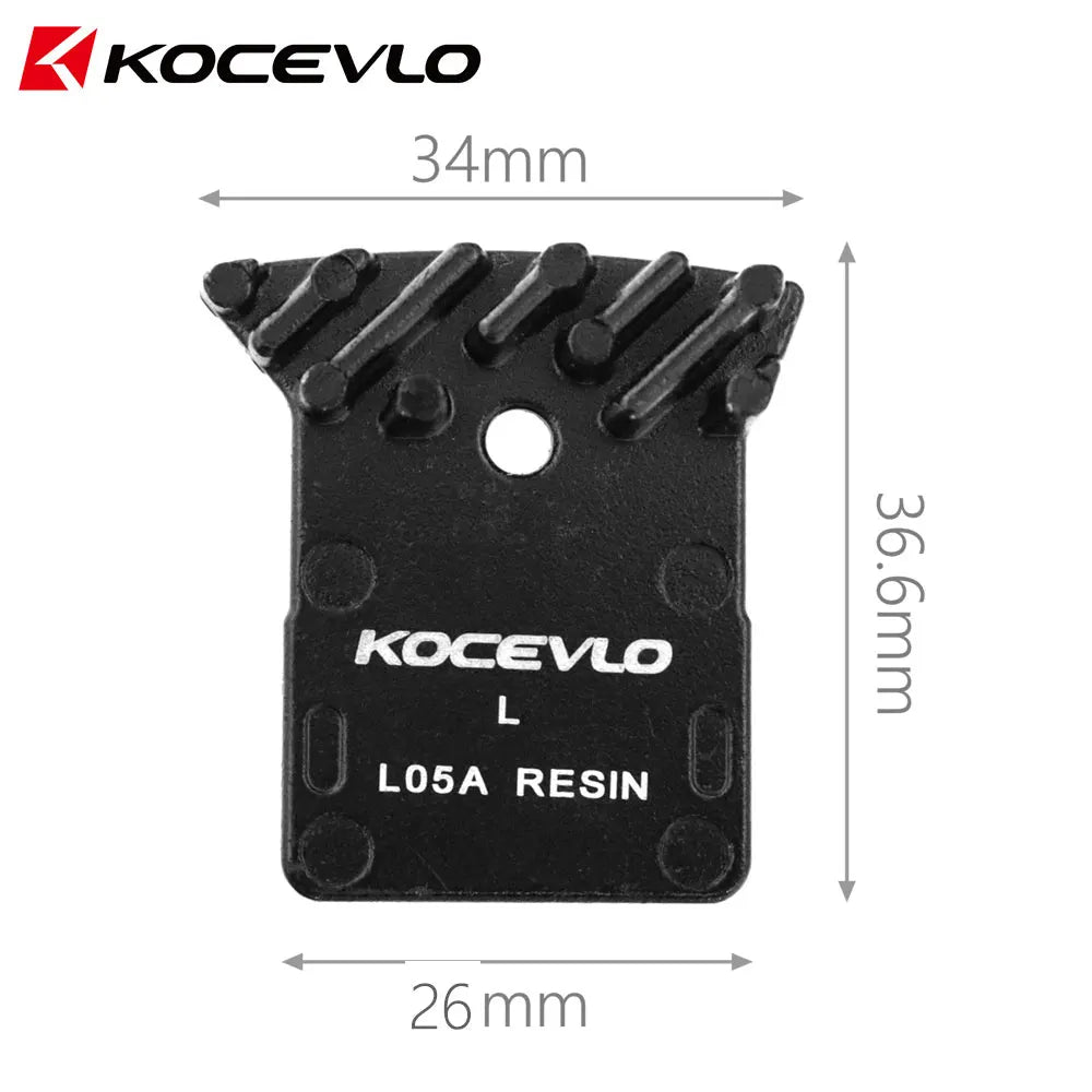 2 paires de plaquettes de frein glacées en résine Kocevlo L05A pour étrier de frein à disque de route SHIMANO up L03A/L02A