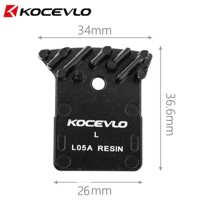 2 paires de plaquettes de frein glacées en résine Kocevlo L05A pour étrier de frein à disque de route SHIMANO up L03A/L02A