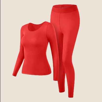 Seamless women's thermal underwear set women's first layer thermal top long johns 2-piece suit winter thermo clothing ladies slim