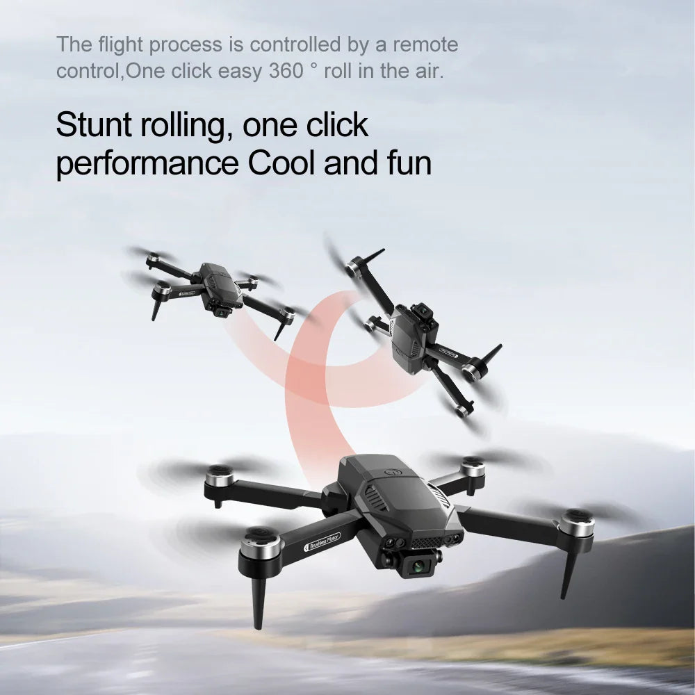 Nouveau Drone F198 professionnel double caméra avec 1080P WIFI FPV HD photographie aérienne grand Angle sans brosse RC pliable quadrirotor