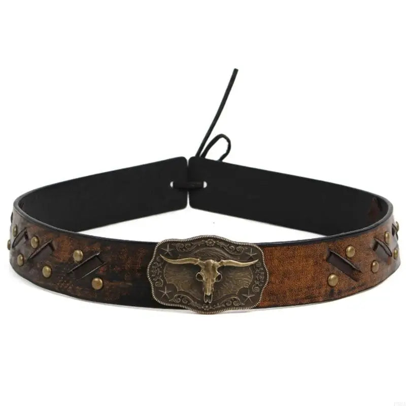 P88A Cowboy Hat Belt Decoration For Women Men Band Band Remplacement du groupe décoratif ethnique pour fête Bohemian Panamahat