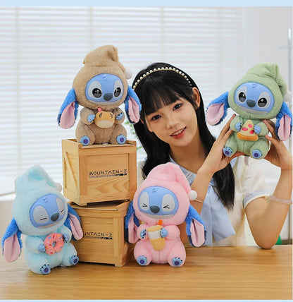 New Stitch Eat Something before Sleep Series Vinyl Blind Box Plush Pendant Cute Doll Mystery Bag Toy for Adult Birthday Gift