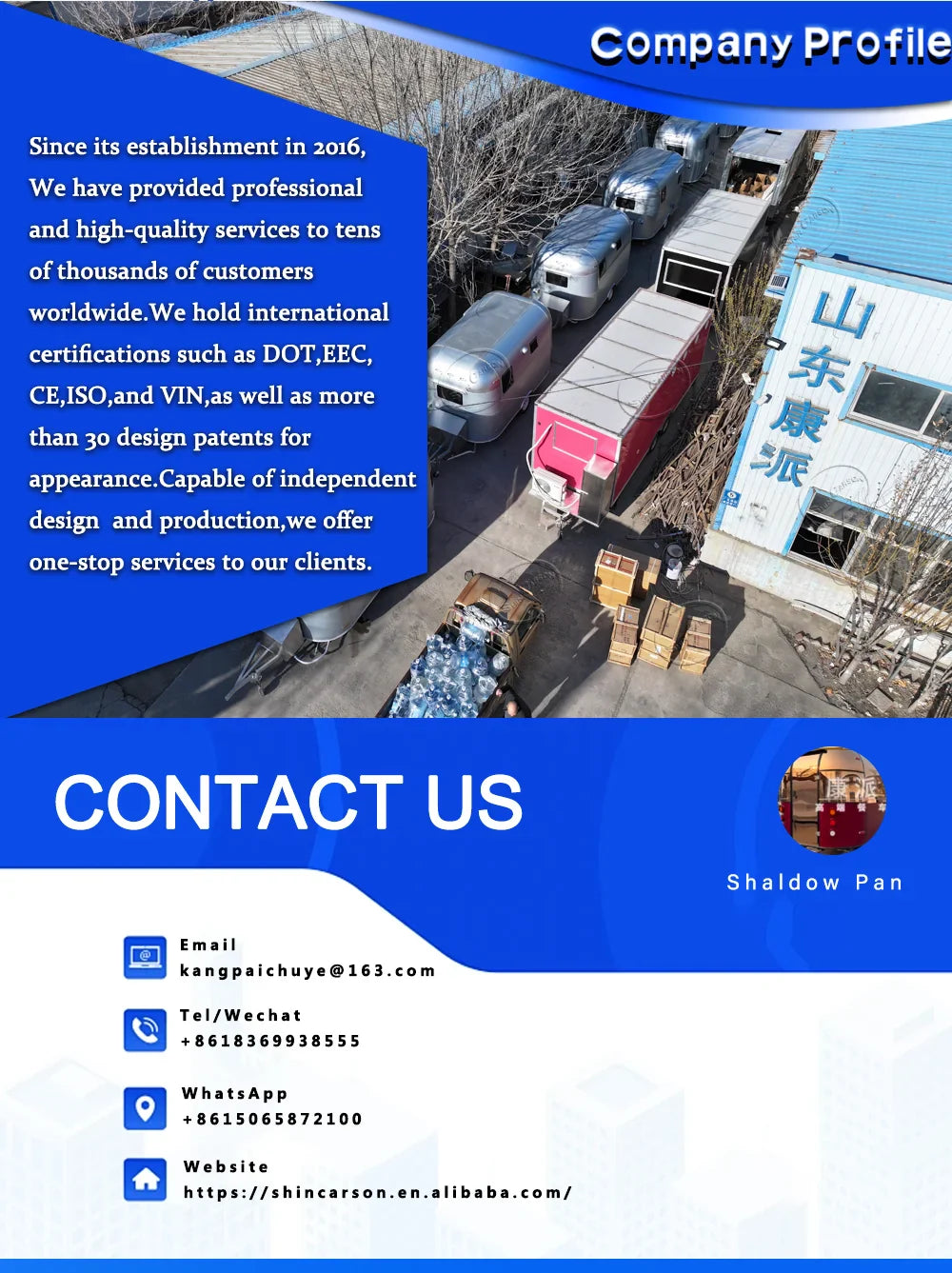 Outdoor Food Trailer for Sale Fashionable Aesthetically Pleasing Fully Equipped Mobile Kitchen Catering Business