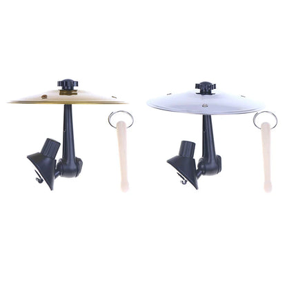 1 pièces soucoupe musicale voiture Crash cymbale alliage voiture Crash tambours cymbale évent tambour Mini tambour facile à installer Clip-On Mini pour évent