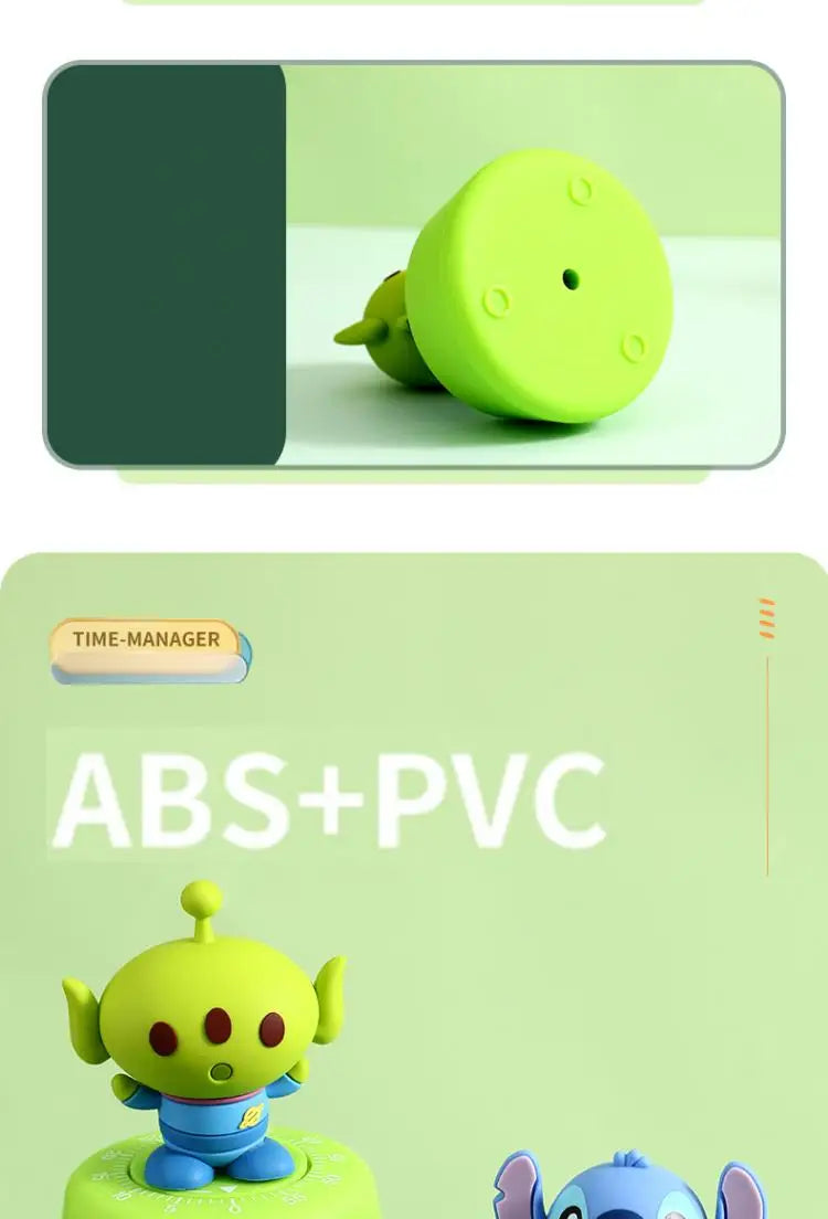 Stitchou Cute Cartoons Cute Pet Stitchou Timer Student Self-Discipline Learning Times Management Kitchen Machinery Timing Reminder