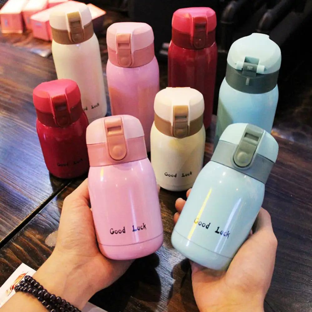 Mini Tasse Thermos 200ml/300ml Tasse de Poche en Acier Inoxydable Tasse à Café Thermique Bouteille Isotherme Flasque à Vide Cadeau pour Enfants