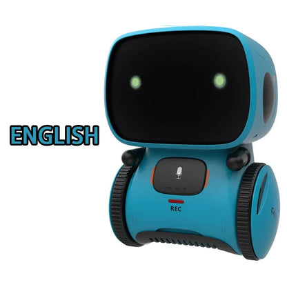 Robot jouet Robots intelligents Version russe, anglaise et espagnole jouets à commande vocale et tactile Robot RC éducatif interactif
