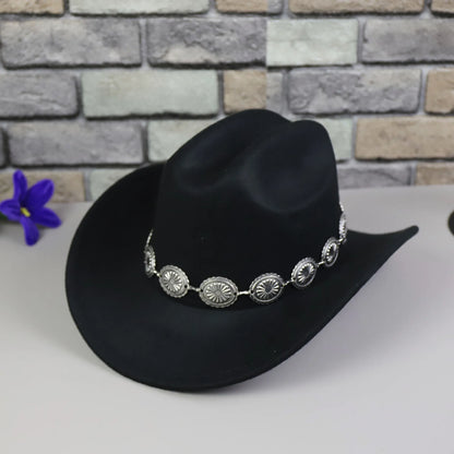 Chapeau de Cowboy occidental pour femmes, 1 pièce, accessoires Photo, chapeaux de Jazz, robe de soirée, Sombrero Hombre