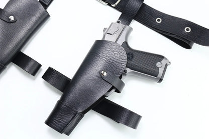 Ceinture de cosplay de police ChimTomb Raider Lara Croft, étui de cow-boy occidental, accessoires de jeu de plis, accessoires, 2024