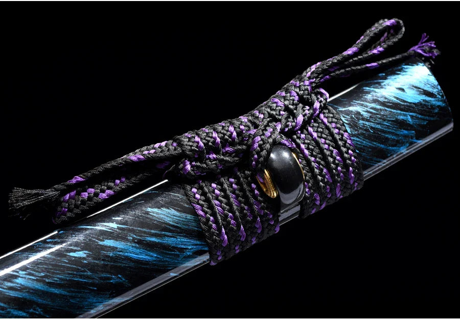 Katana – cordon tissé à la main en soie Sageo, pour épée de samouraï japonais, gaine Saya, corde de fourreau, choix de plusieurs couleurs
